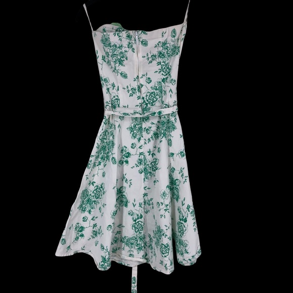 VTG Fit & Flare Spring/Summertime Dress, Strapless SZ 3; March, St Patrick’s - Picture 2 of 10